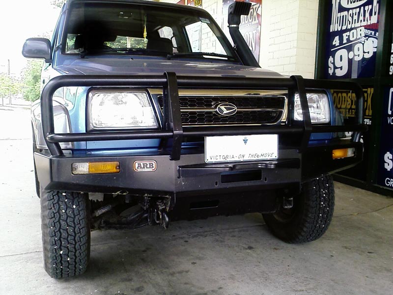 Daihatsu Rocky Offroad. Airsnorkel Daihatsu Rocky