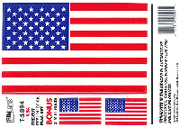 Aufkleber American Flag