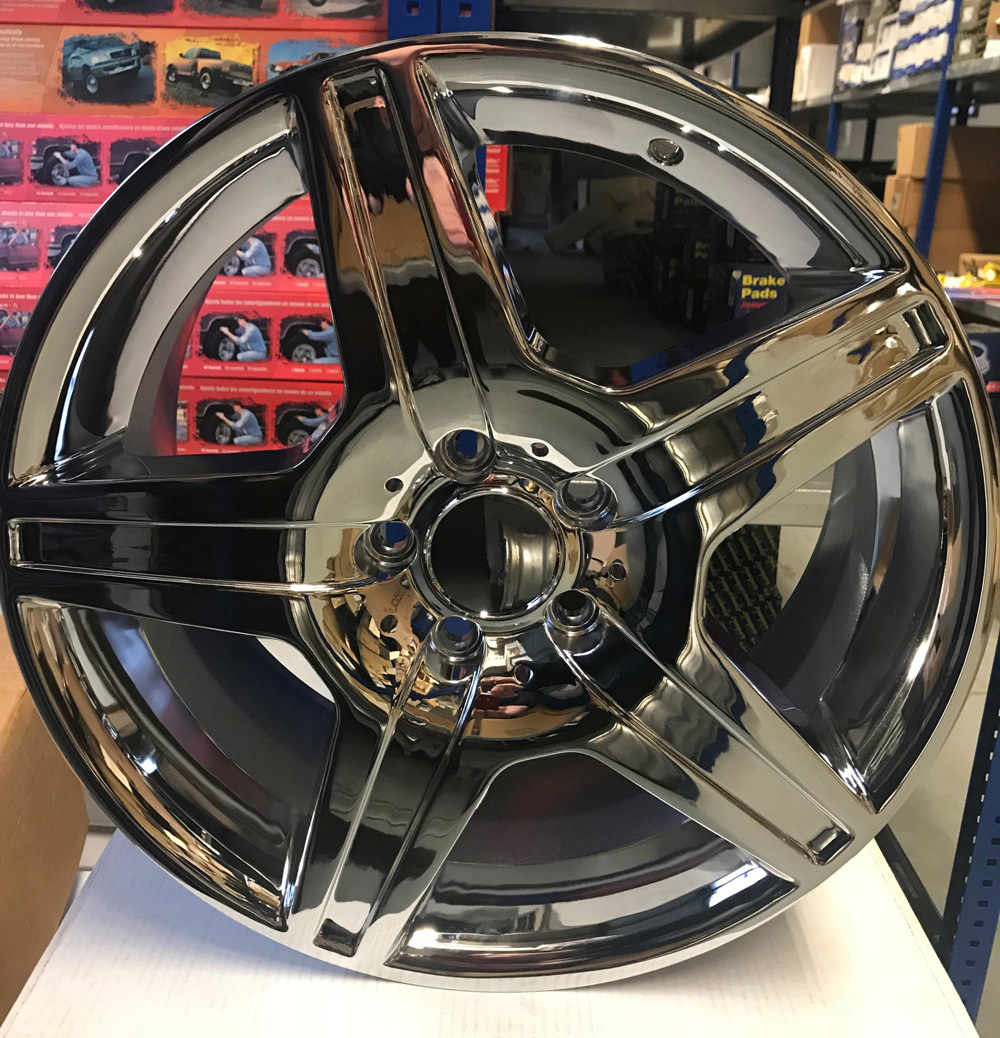Aluminiumfelge 18x8,5  ET+55 verchromt, ML